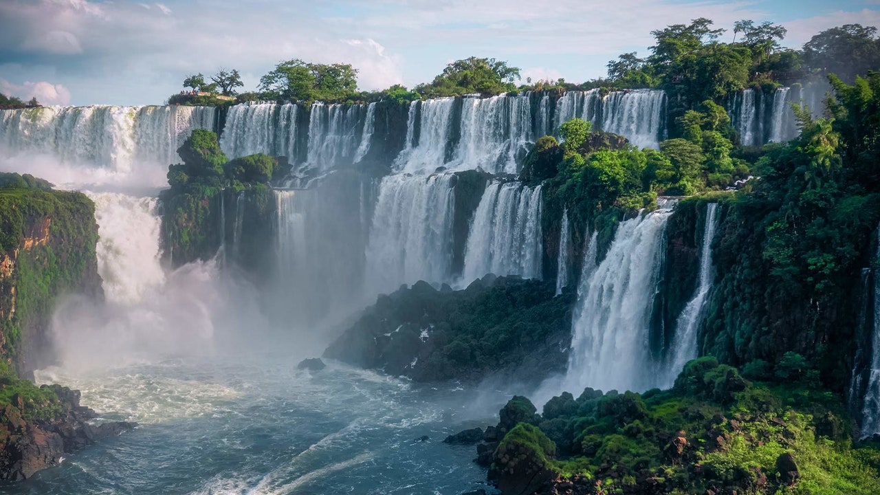 Vista aérea de las Cataratas de Iguazú