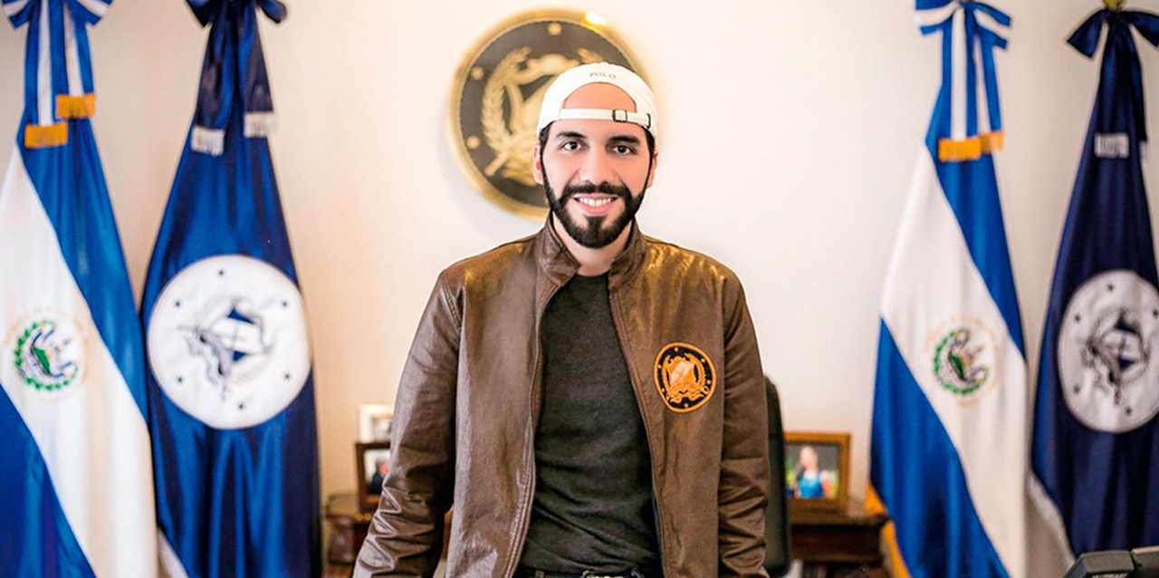 Presidente de El Salvador, Nayib Bukele. Forma parte de los presidentes jóvenes del mundo.