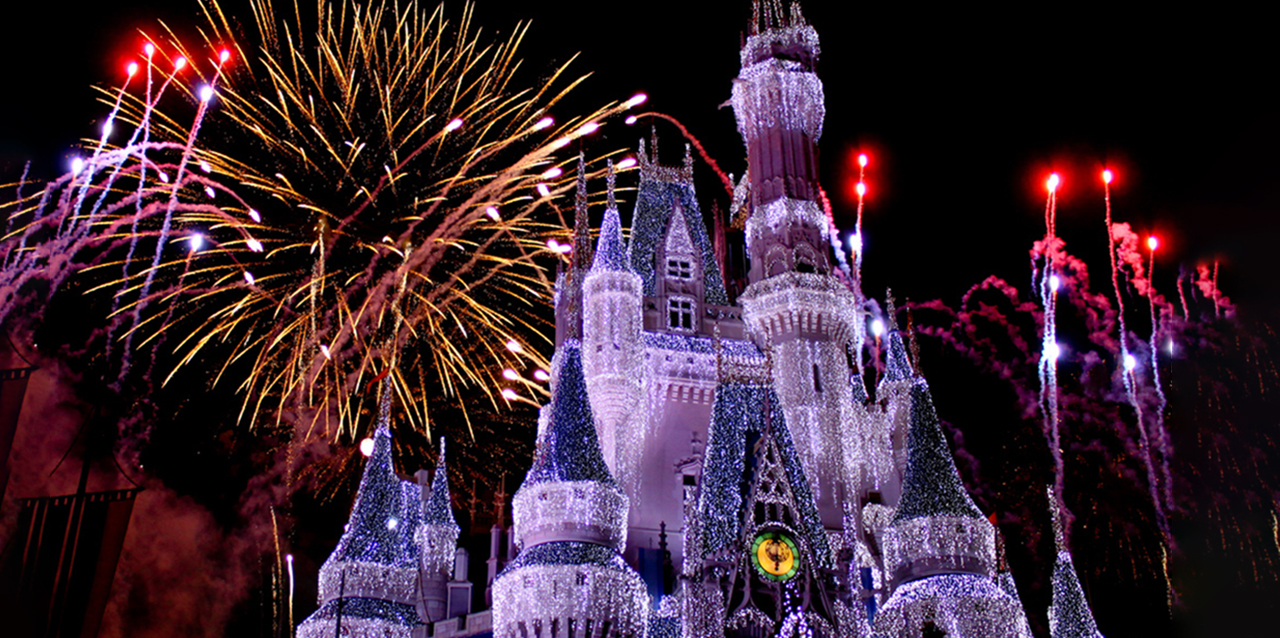 Castillo del parque Magic Kingdom, una de las atracciones principales de Disney World