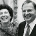 Peggy (izq.) y David (der.) Rockefeller