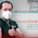Hombre joven vacunado; FDA aprueba vacuna de Moderna