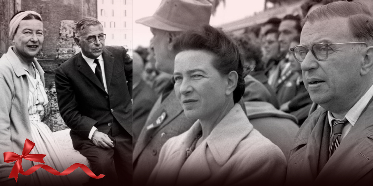 Jean Paul Sartre y Simone de Beauvoir