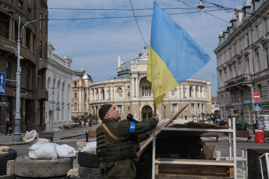 defensiva ucraniana durante la invasión de Rusia