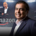 Mukesh Ambani, el hombre más rico de la India; Jeff Bezos, amazon; concepto de lucha