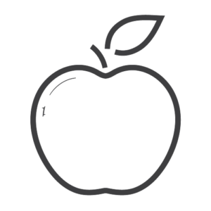 imagen de una manzana