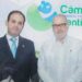 Carlos Iglesias (izq.), presidente Junta Directiva de la Cámara de Comercio y Producción de Santiago, junto a Miguel Ceara Hatton (der.), ministro de Economía, Planificación y Desarrollo