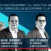 Cover podcast Rafael Fernández y José Luis Ravelo posan para el lente de Revista Mercado; Almuerzo de Negocios