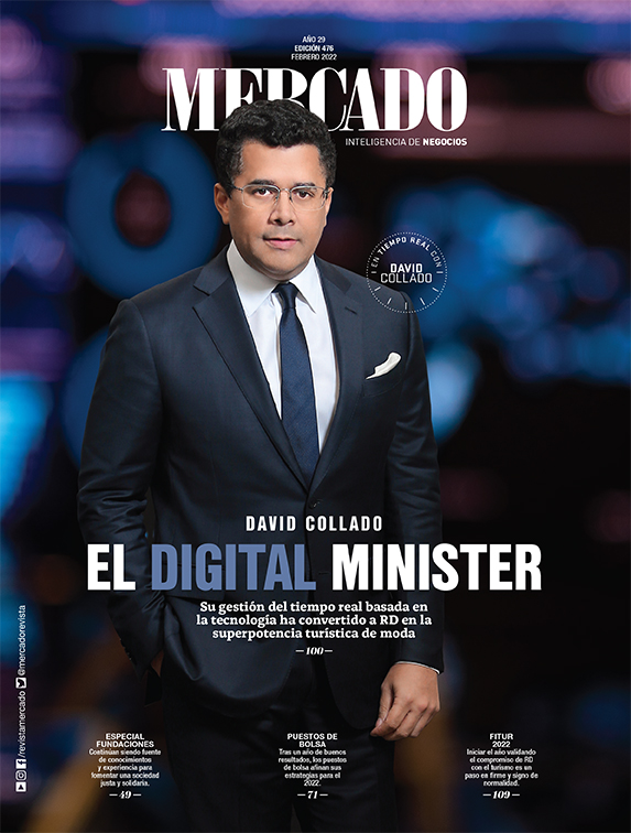 David Collado, portada de la revista mercado de febrero 2022
