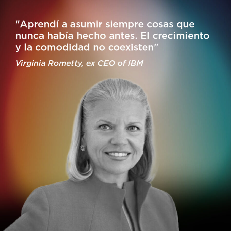 Virginia Rometty explica que no se puede crecer desde la comodidad