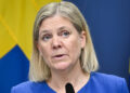 La primer ministra sueca, Magdalena Andersson