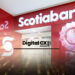 Fachada de Soctiabank con logo de Digital CX Awards 2022