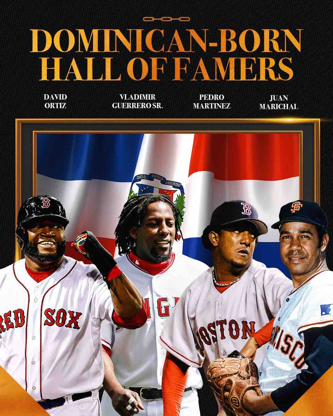 David Ortiz se unió a Juan Marichal, Pedro Martínez y Vladimir Guerrero en el Salón de la Fama