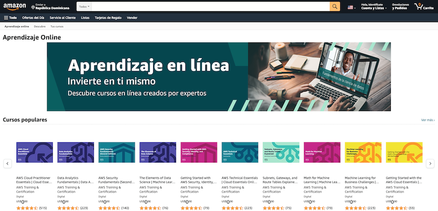 cursos Amazon AWS