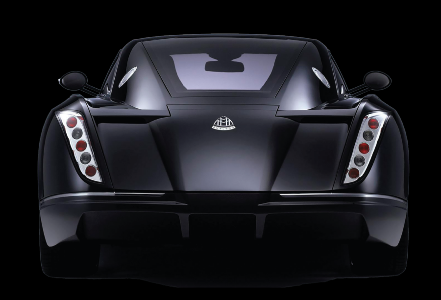 El Maybach Exelero tiene espacio para dos pasajeros. Fue presentado por primera vez en 2005.