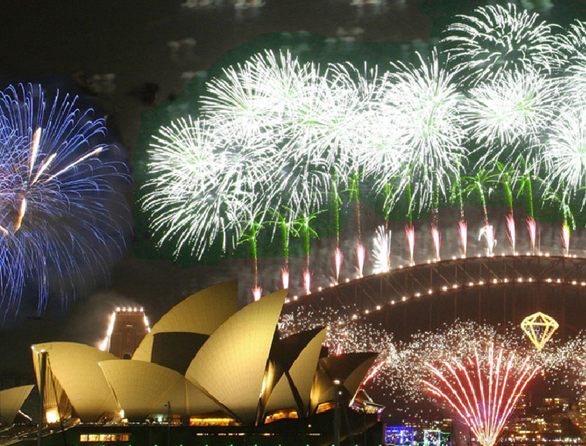 australia lugares para pasar año nuevo