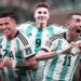 dibu martinez enzo fernandez julian alvarez angel di maria y nicolas otamendi fueron escuderos de lujo de leo messi en el triunfo de argentina en el mundial de qatar 2022