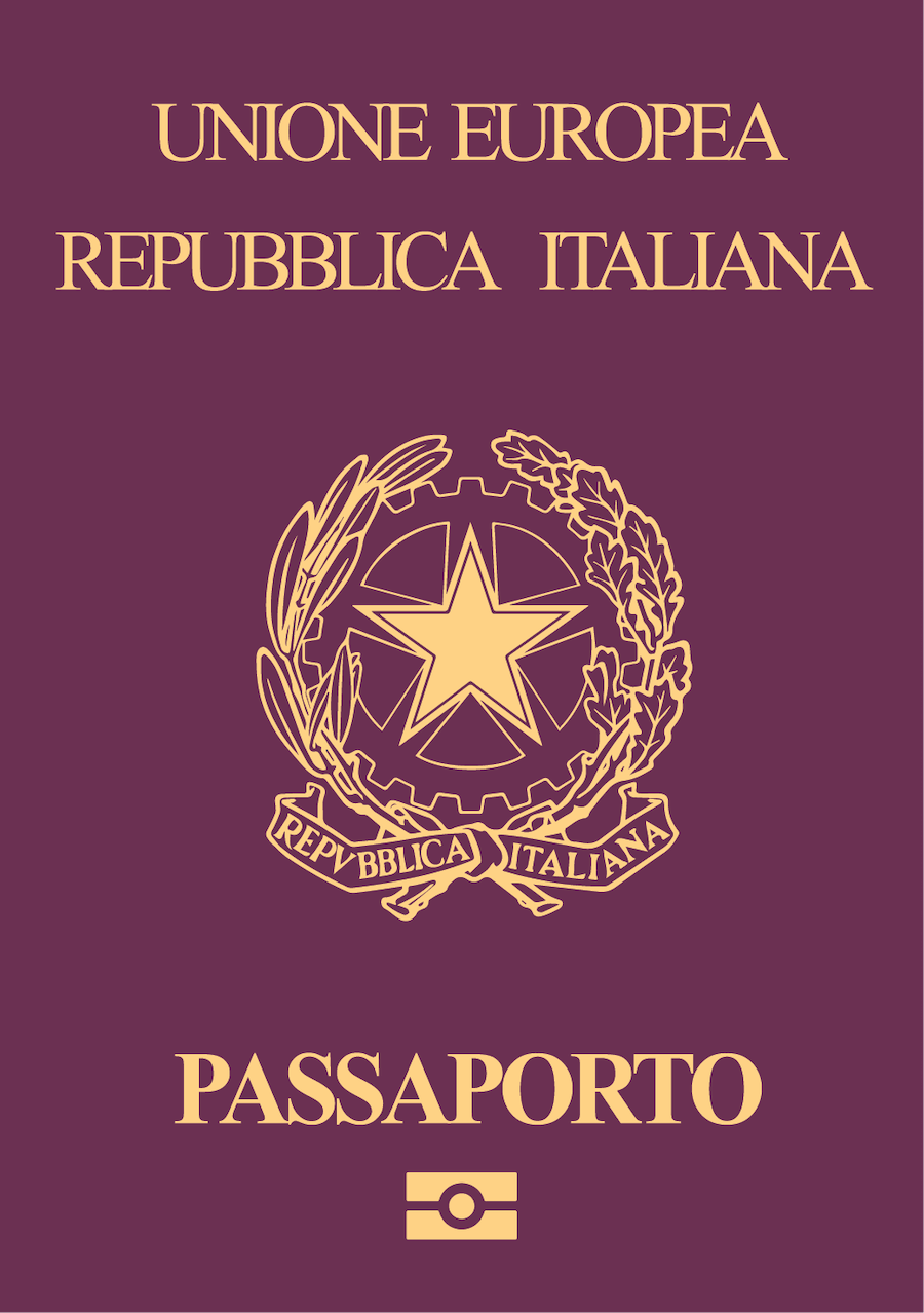 Italia pasaporte