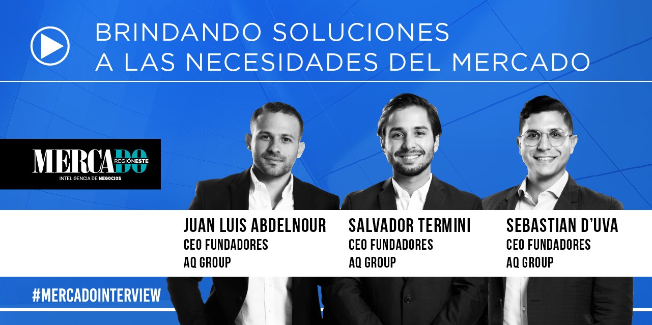 los ceo y fundadores de aq group, en mercado interview