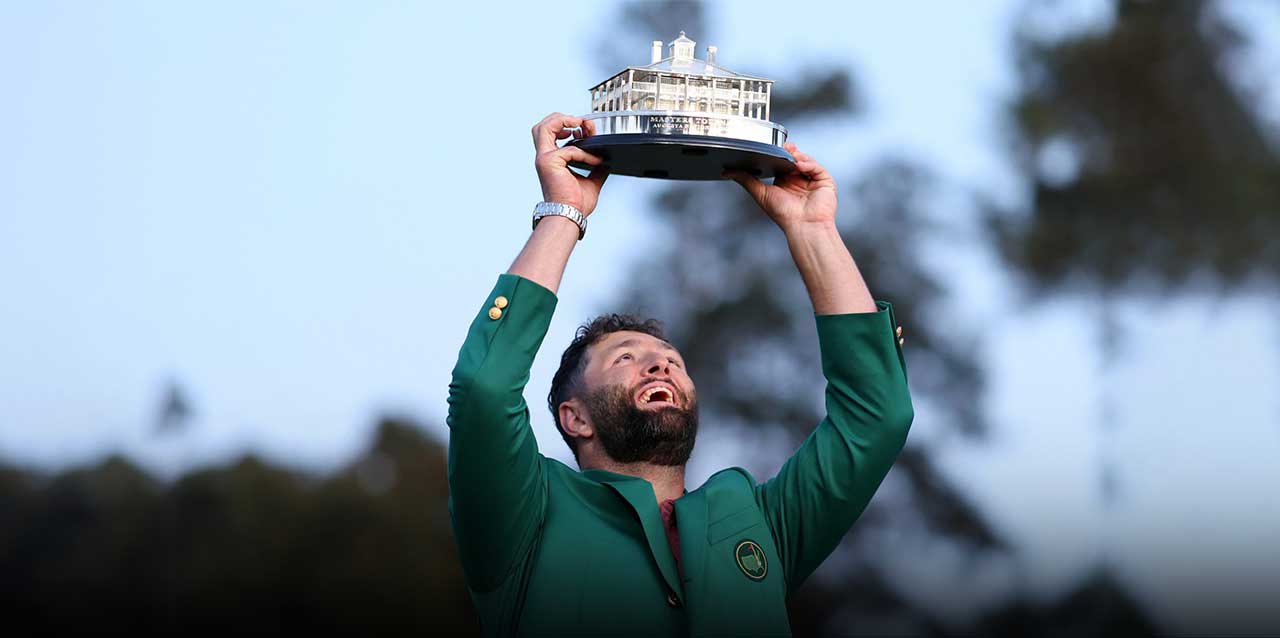 jon rahm se vistio la chaqueta verde, la prenda mas preciada del deporte mundial, en el masters de augusta