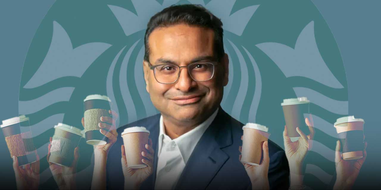 Laxman Narasimhan ceo de starbucks trabajara una vez al mes sirviendo cafes