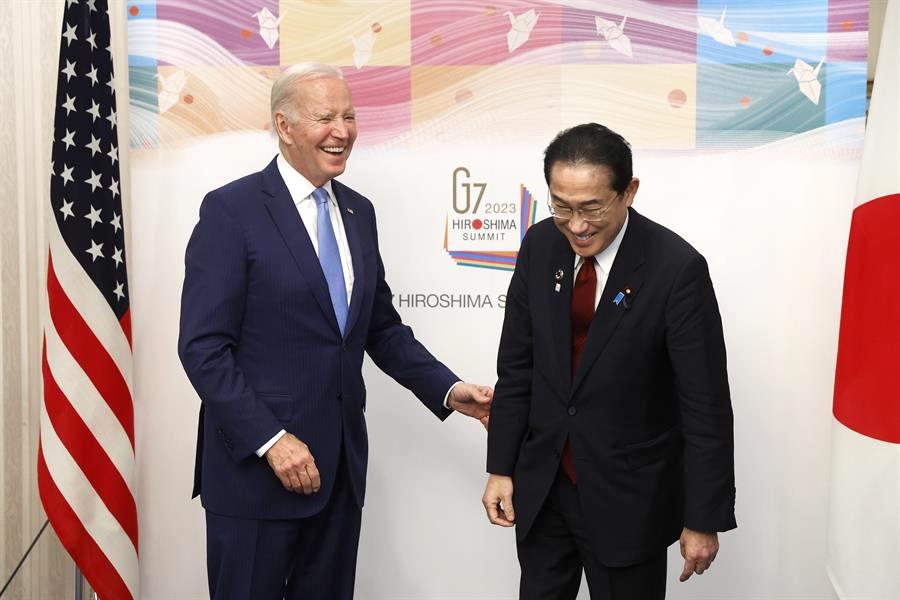 Joe Biden y Fumio Kishida