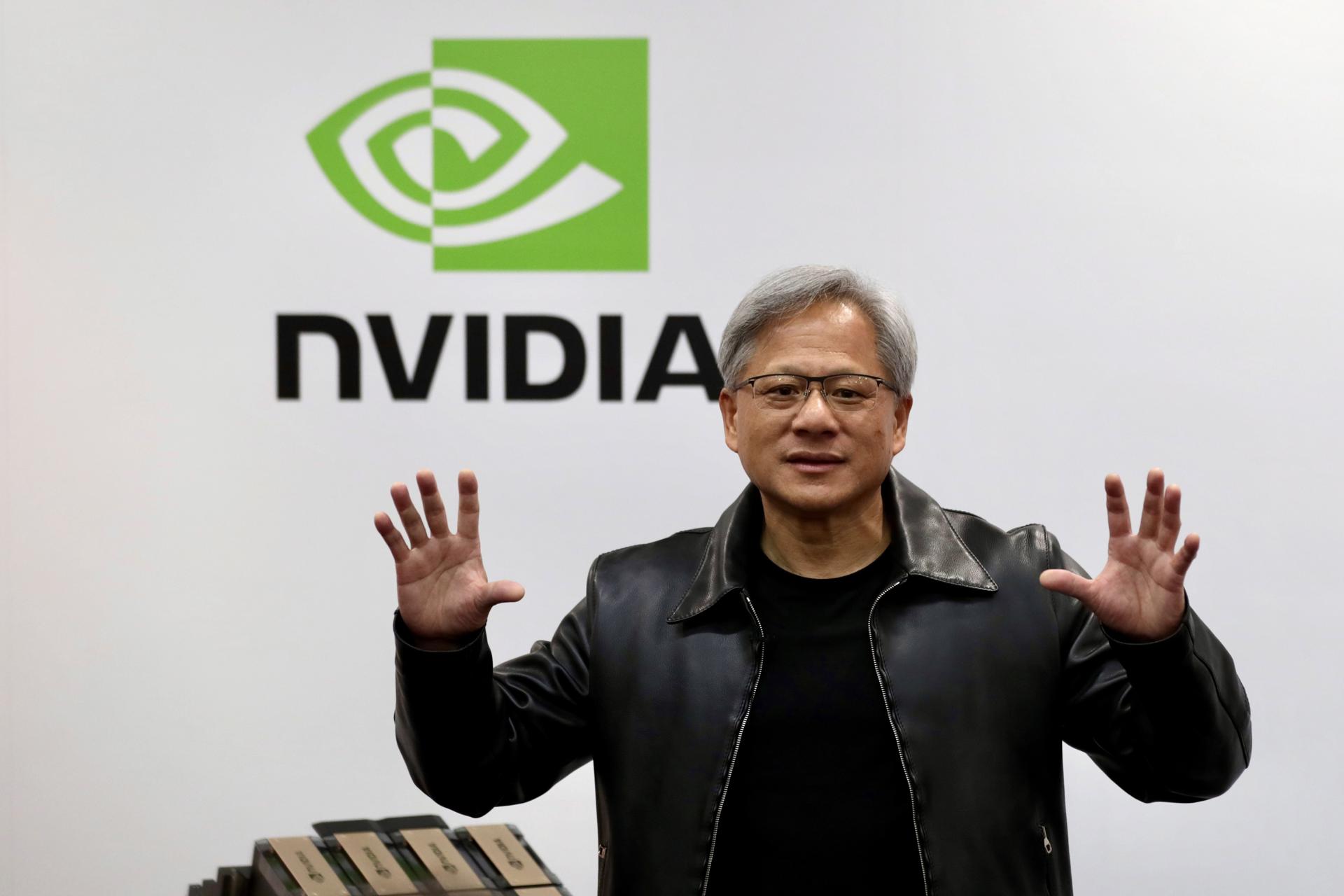 El CEO de Nvidia jensen huang está de enhorabuena con sus resultados