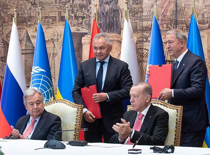 Firma de la Iniciativa del Mar Negro en Turquía
