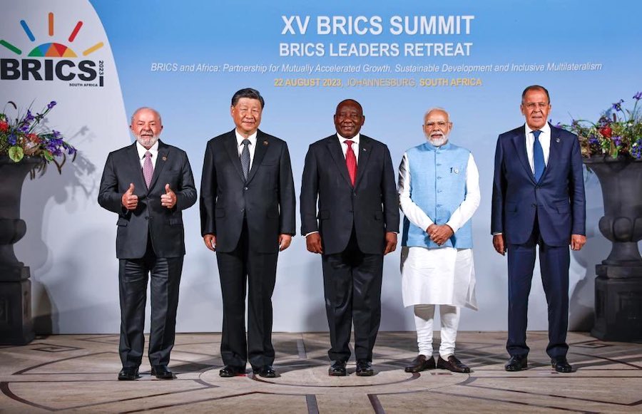 BRICS Lula Xi, Modi, Lavrov, países miembros del BRICS