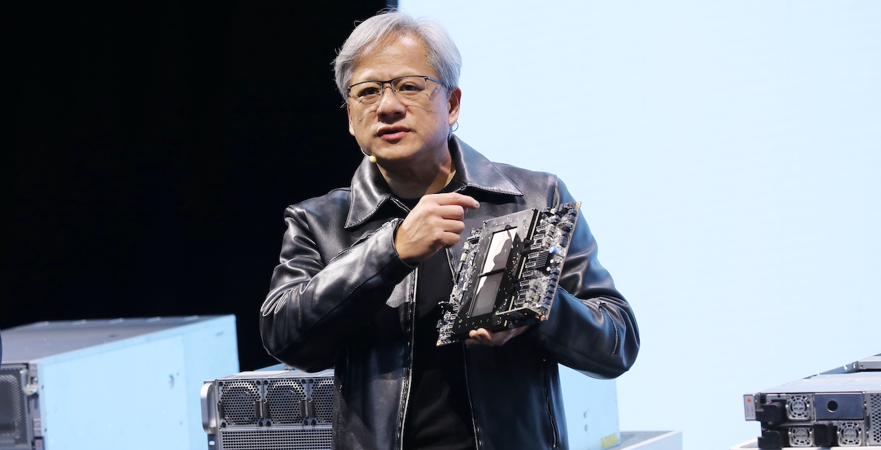 Taipei, Taiwan on June 1, 2023 : Jen-Hsun Huang (Jensen Huang) NVIDIA's Founder, President and CEO delivered a keynote speech at Computex Taipei.